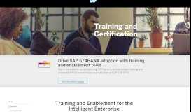 
							         SAP Training and Certification								  
							    