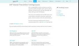 
							         SAP Tutorial: Free Online Training Course - Guru99								  
							    