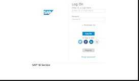 
							         SAP.com: Log On								  
							    
