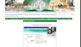 
							         Sapphire Community Portal - James Buchanan Middle School- Library ...								  
							    