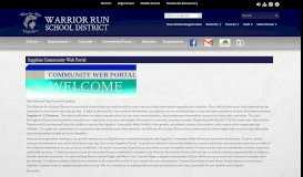 
							         Sapphire Community Web Portal - Warrior Run School District								  
							    