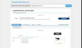 
							         sapportal.ocps.net at WI. Loading Portal... - Website Informer								  
							    