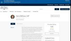 
							         Sara Wilson, NP - Caldwell, ID - Nurse Practitioner | West Valley ...								  
							    