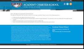 
							         Sarah Zimmerman - Academy Charter School								  
							    