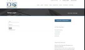 
							         Saratoga Springs , NY Accounting Firm | Portal Login Page | CHS ...								  
							    