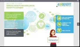 
							         SARH4U Health and Wellness Benefits Gateway								  
							    