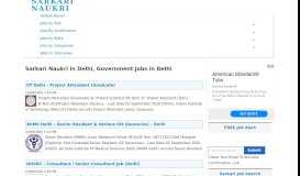 
							         Sarkari Naukri in Delhi, Govt Jobs in Delhi, Delhi Jobs 2019								  
							    