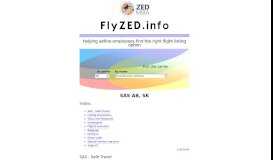
							         SAS AB | Find flight listing option at FlyZED | ID Travel | Airline ...								  
							    