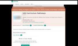 
							         SAS Curriculum Pathways | Product Reviews | EdSurge								  
							    