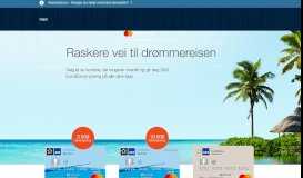 
							         SAS EuroBonus Mastercard kredittkort med EuroBonus-poeng								  
							    