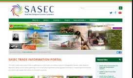 
							         SASEC Trade Information Portal | South Asia Subregional Economic ...								  
							    