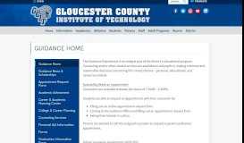 
							         SAT / ACT Information - Gloucester County Institute of Technology								  
							    