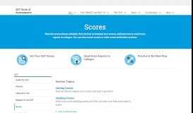 
							         SAT Scores | SAT Suite of Assessments – The College Board								  
							    
