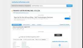 
							         satrixonline.co.za at WI. Satrix Online - Login - Website Informer								  
							    