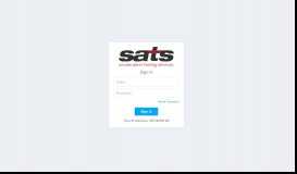 
							         SATS Agency Portal								  
							    