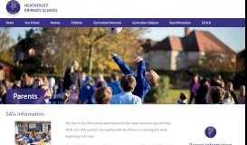 
							         SATs Information - Heatherley Primary School								  
							    