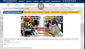
							         Saturday's Game Dubbed Stretch Internet NAIA Network Game of the ...								  
							    
