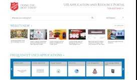 
							         SAUSS Portal – Applications and Resources for The Salvation Army ...								  
							    