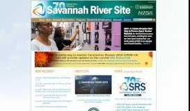 
							         Savannah River Site Homepage								  
							    