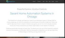 
							         Savant Home Automation Systems in Chicago | MediaTechLiving								  
							    