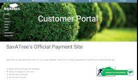 
							         SavATree Customer Portal | Climb into the Canopy								  
							    