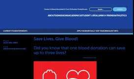 
							         Save Lives, Give Blood! - Manor College								  
							    