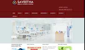 
							         Saveetha Medical College - Home								  
							    