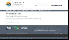 
							         Savings portal - Cambrian Credit Union								  
							    
