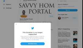 
							         Savvy Homes Portal (@SavvyHomes) | Twitter								  
							    
