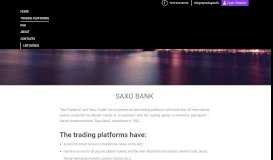 
							         Saxo Bank TraderGo trading platform | Myriad Capital								  
							    