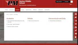 
							         Saxton Middle School - Patchogue-Medford School District								  
							    