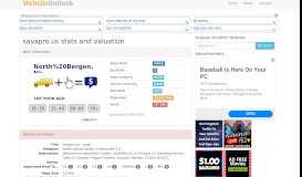 
							         Sayapro : sayapro.us - Login Website stats and valuation								  
							    