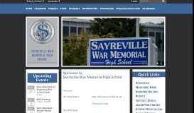 
							         Sayreville War Memorial High School: Home								  
							    