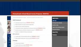 
							         SBAP101 - Pennsylvania School-Based Access Program								  
							    