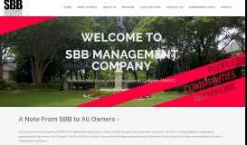 
							         SBB Management Company								  
							    