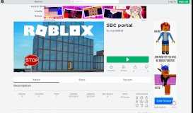 
							         SBC portal - Roblox								  
							    