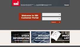
							         SBI Customer Portal								  
							    