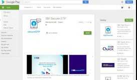 
							         SBI Secure OTP - Apps on Google Play								  
							    