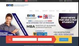 
							         SBM | School of Business and Management								  
							    