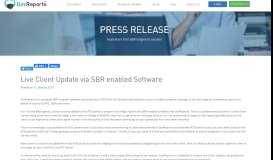 
							         SBR Enabled Software | GovReports								  
							    