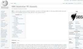 
							         SBS (Australian TV channel) - Wikipedia								  
							    