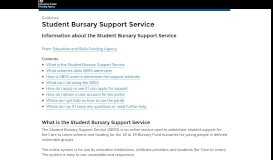 
							         SBSS Guidance - Student Bursary Support Service								  
							    