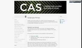 
							         SCAD Job Portal – Career and Alumni Success at SCAD								  
							    
