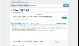 
							         scaits.net at WI. Sri Chaitanya Online Exams - Member Login								  
							    