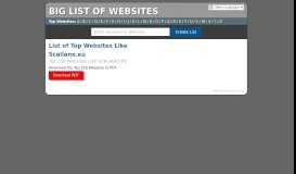 
							         Scaliano.eu - Best Similar Sites | BigListOfWebsites.com								  
							    