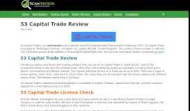 
							         Scam Broker Investigator • 53 Capital Trade Review								  
							    