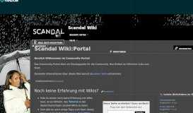 
							         Scandal Wiki:Portal | Scandal Wiki | FANDOM powered by Wikia								  
							    