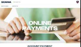 
							         Scania Payments								  
							    