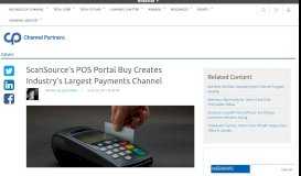 
							         ScanSource to Buy POS Portal - Channel Partners								  
							    