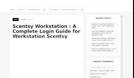 
							         Scentsy Workstation Login guide | (workstation.scentsy.com) | EBlogger								  
							    